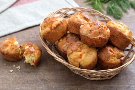 Muffins de pimientos