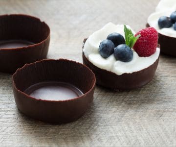 Cestas de chocolate
