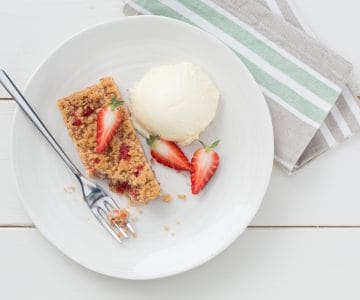 Streusel de fresas
