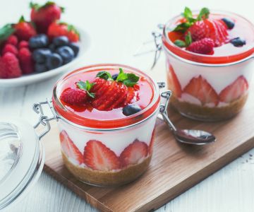 Cheesecake en el tarro