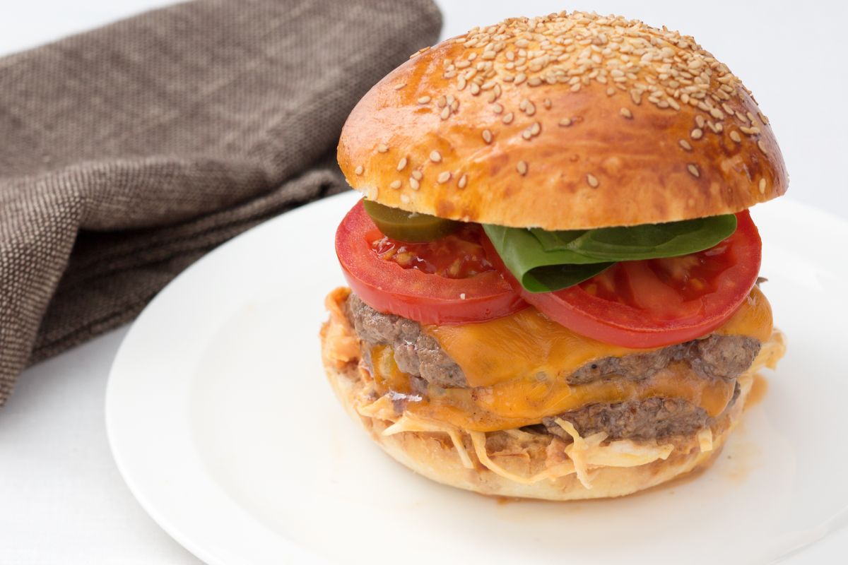 Doble hamburguesa con queso