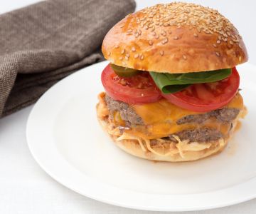 Doble hamburguesa con queso