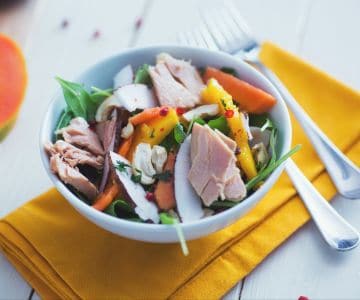 Ensalada de atún exótica