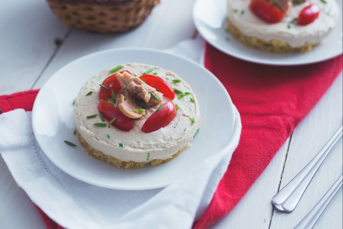 Cheesecake de atún