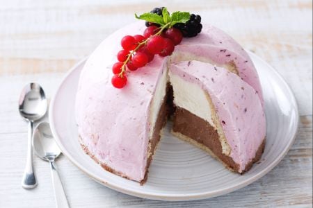 Zuccotto sin cocción