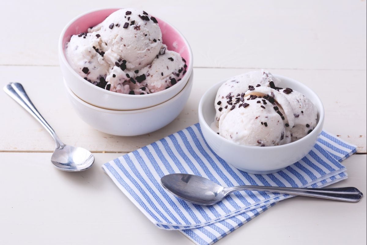 Helado de leche de coco