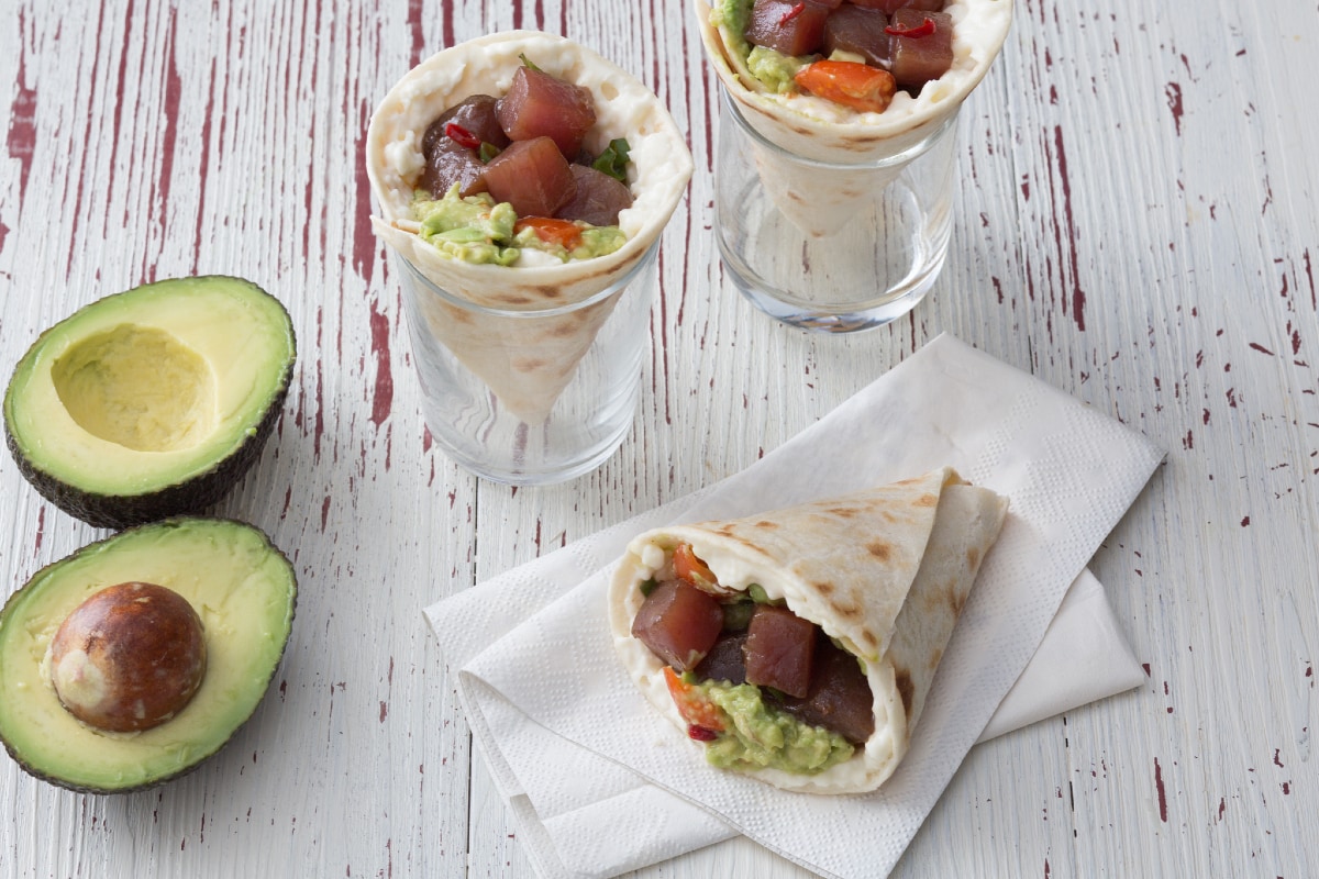 Poke temaki wrap