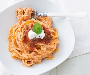 Manfredi con la ricotta