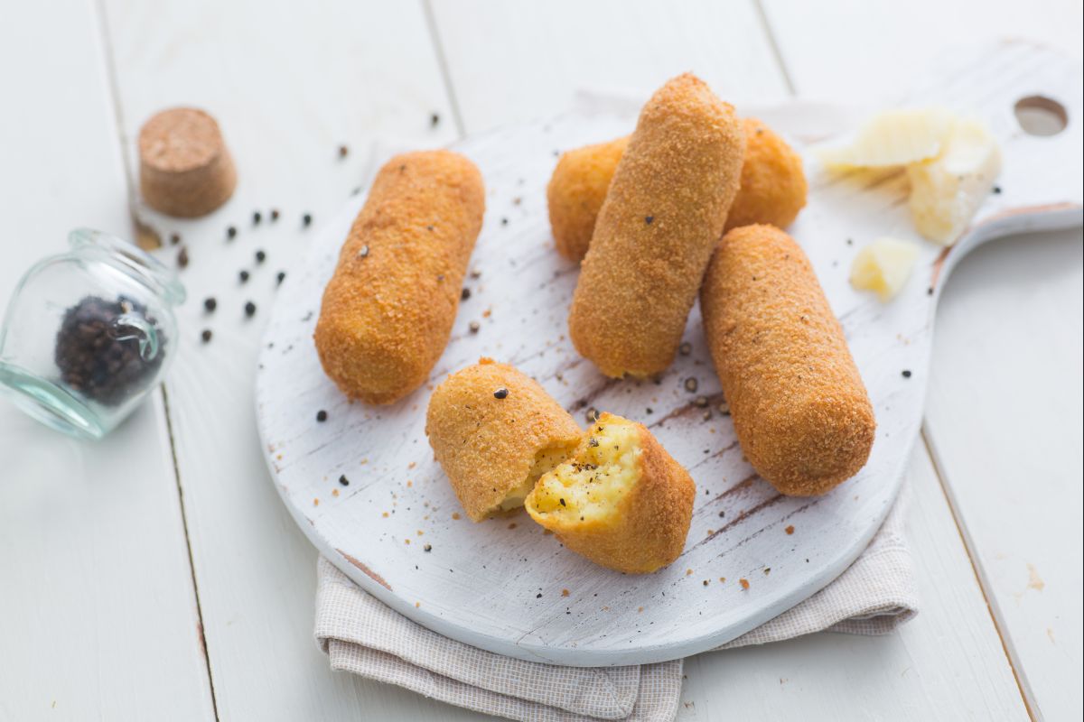 Croquetas queso y pimienta