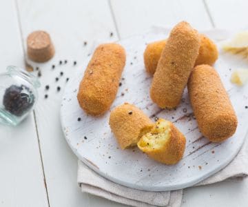 Croquetas queso y pimienta
