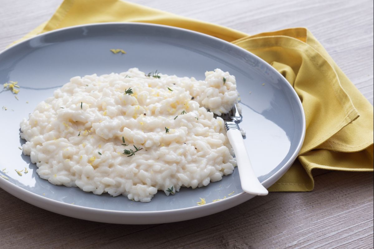 Risotto al limón