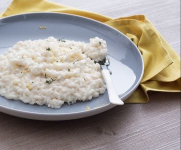 Risotto al limón