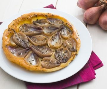 Tatin de chalotas