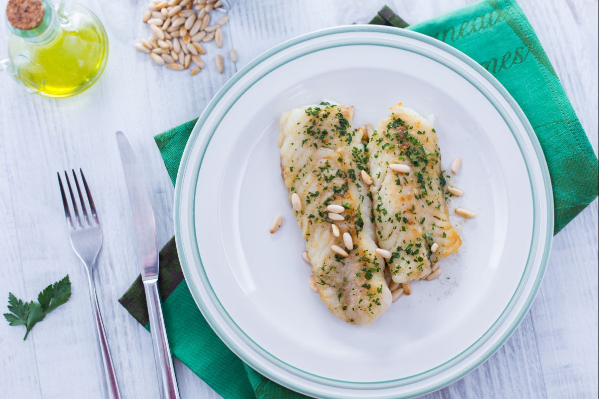 Filete de bacalao en sartén
