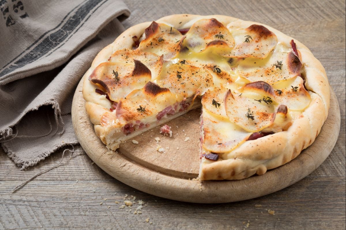 Tarta rústica salada