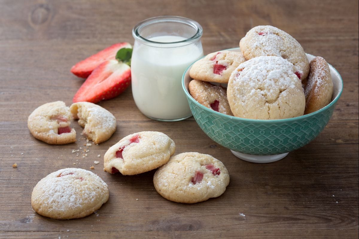 Galletas blandas de fresa
