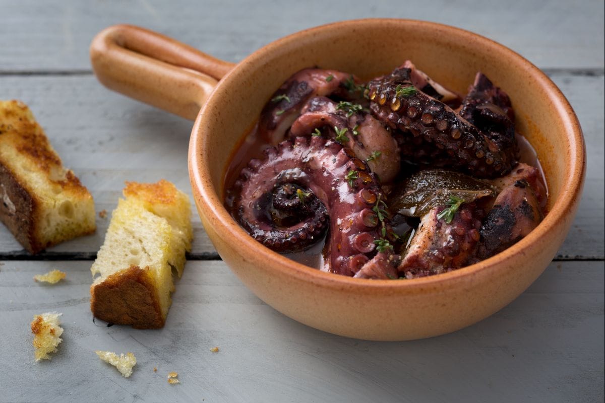 Pulpo guisado