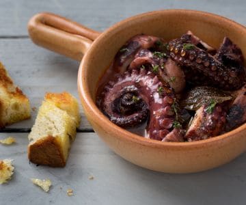 Pulpo guisado