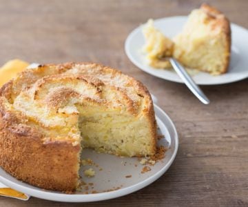 Tarta de coco y piña