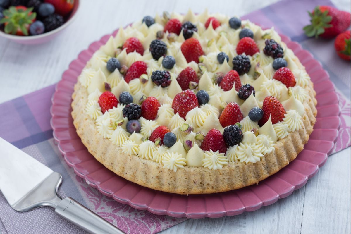 Tarta blanda de chocolate blanco