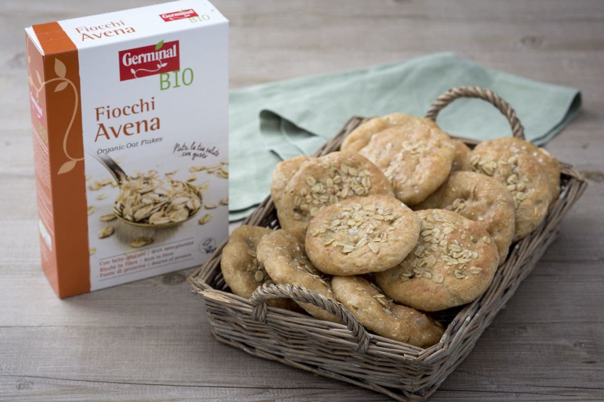 Panecillos con copos de avena