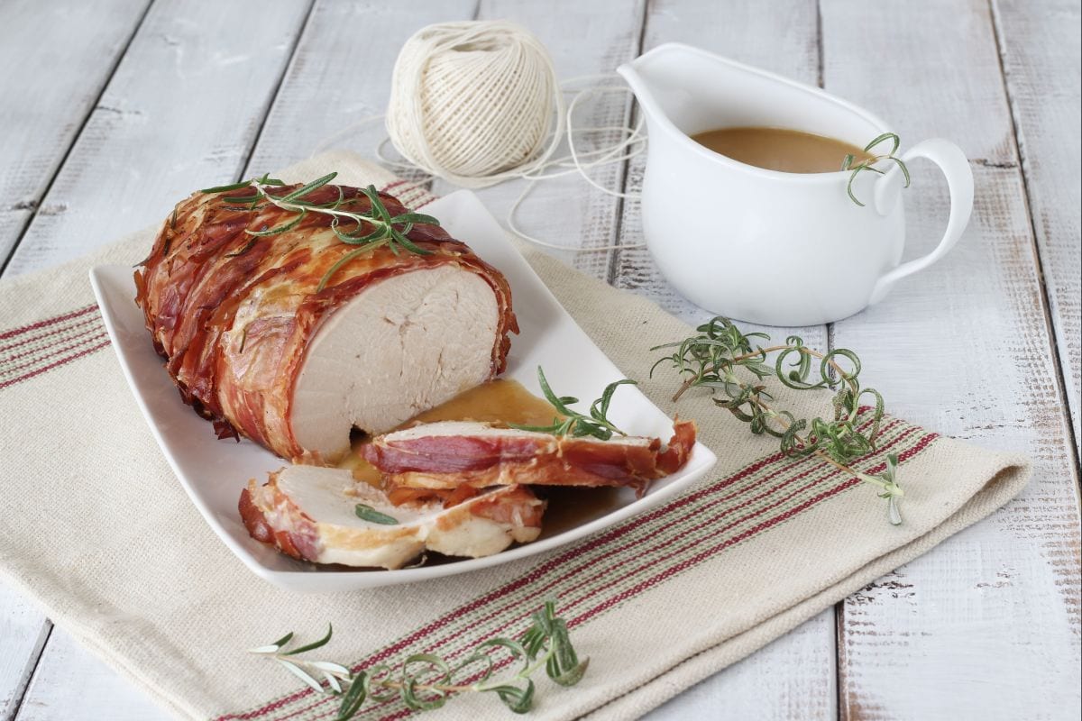 Pechuga de pavo con speck