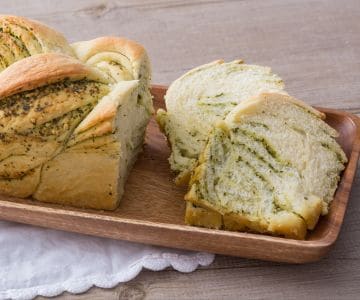 Trenza al pesto