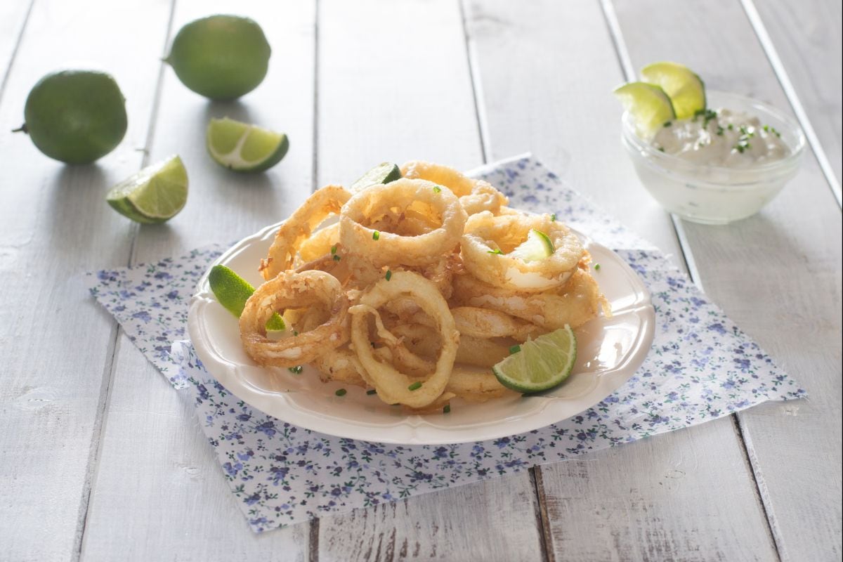 Calamares fritos a la cerveza