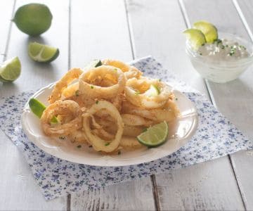 Calamares fritos a la cerveza