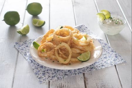 Calamares fritos a la cerveza